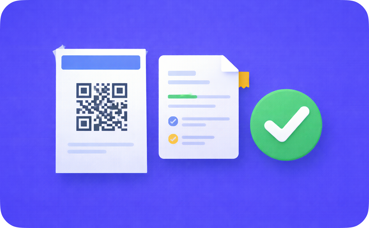 Poster & setup support